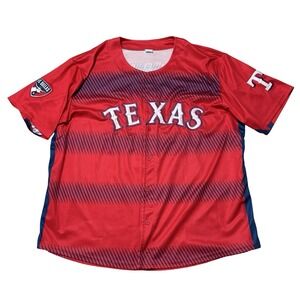 Texas Rangers x FC Dallas Jersey Giveaway Exclusive Perez #54 Size 2XL 26x30